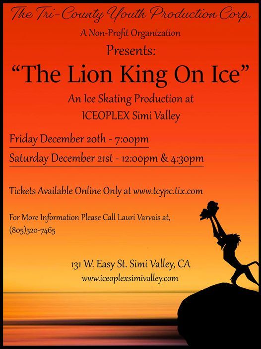 Lion King On Ice Simi Valley