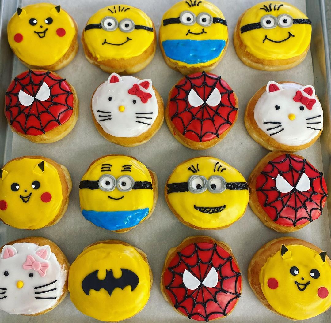 animated character donuts from Donut Queen in Simi Valley