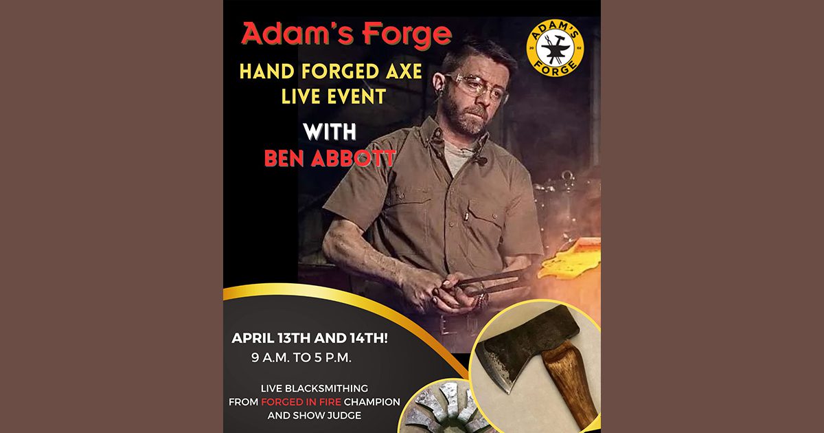 Live event at Adam's Forge in Simi Valley with Ben Abbott