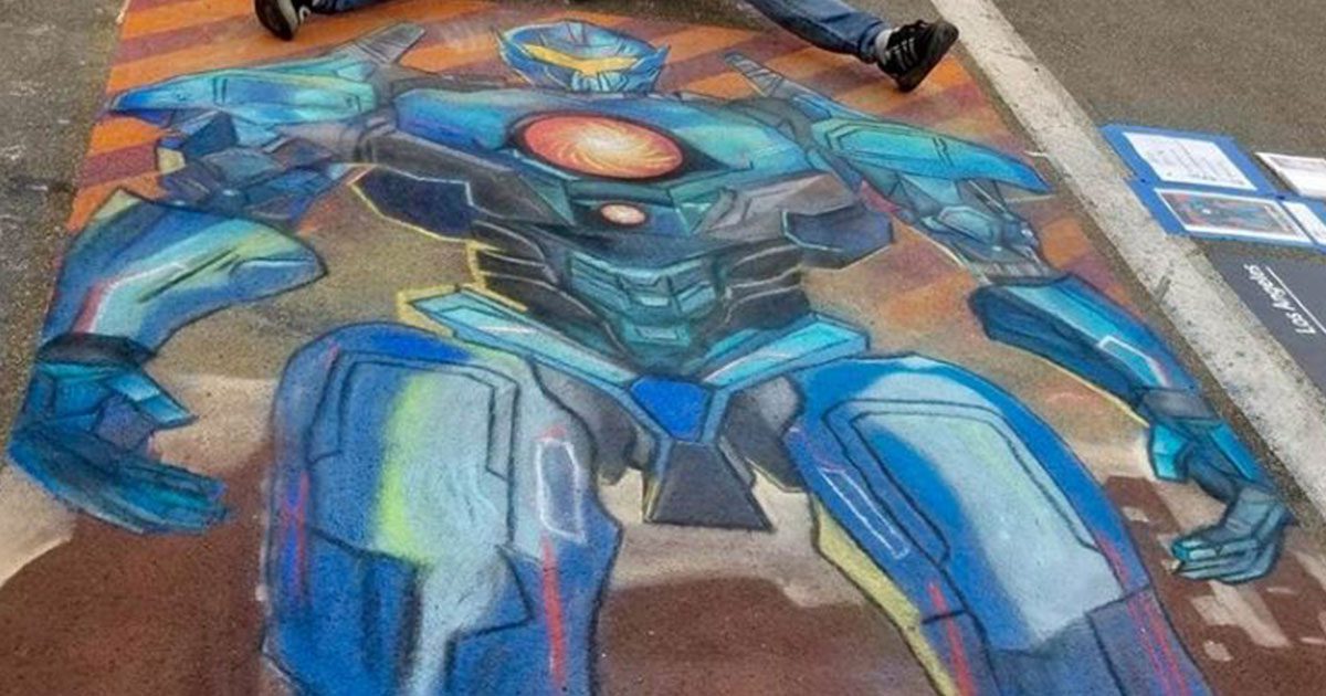 Art at the Chalk Festival in Simi Valley