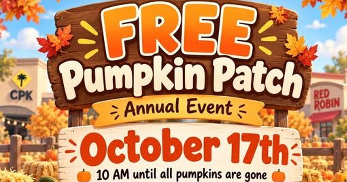 Fall pumpkin patch event in Simi Valley with pumpkins and autumn decorations.