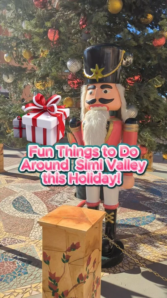 🎄Holiday mode: ON. Tree lightings, Santa visits, cozy moments, and all the seasonal magic you can handle. Plan your merry little getaway to Simi Valley today! 

☃️ Comment HOLIDAYFUN for our Guide! ☃️

🎅 Santa pics @svtowncenter
🍭 Dr. Conkey's Candy & Coffee for shopping & treats! @drconkeys
⛸️ Ice Skate at Iceoplex Simi Valley @iceoplex
🎄 Strathearn Holiday in the Park - Dec 7
🚜 Christmas on the Farm @underwoodfamilyfarms
🧑‍🌾 Little House on the Prairie Cast Reunion - Dec 12-14
🥂 The Ronald Reagan Presidential Foundation and Institute Holiday Brunch - December 18 @reaganlibrary40
🍷 Wine Tasting @nectarofthedogswine

#visitsimivalley #simivalley #simivalleyca #visitcalifornia